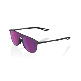 100% Legere Coil Glasses Matt Gunmetal / Purple Multilayer Mirror Lens