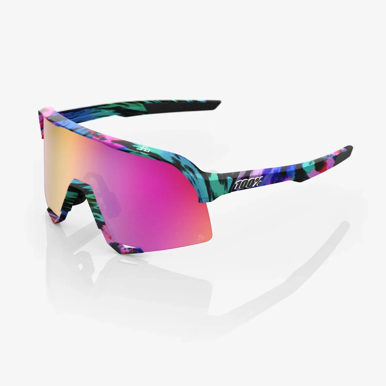 100% S3 - Peter Sagan LE Soft Tact Tie Dye Purple Multilayer Mirror Lens