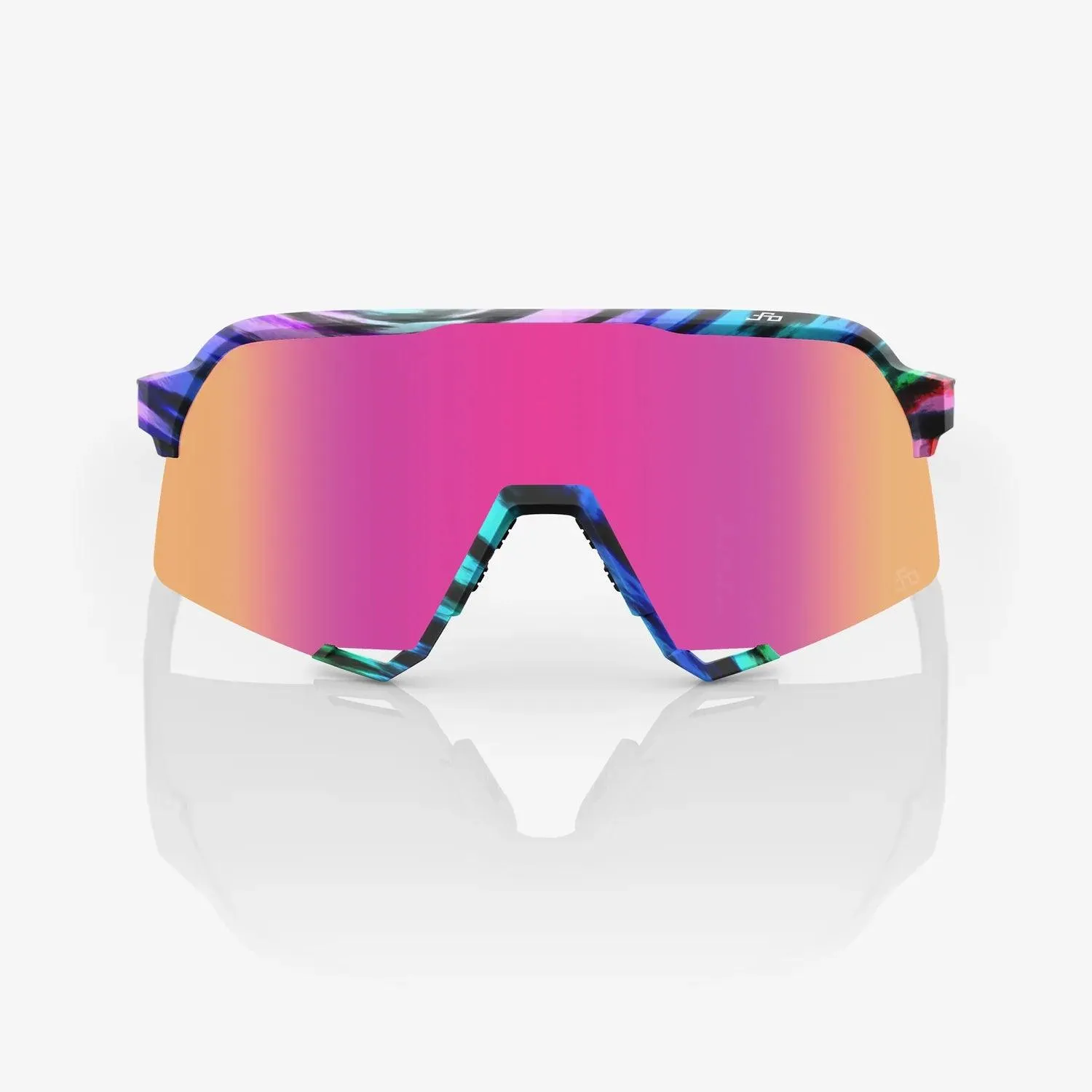 100% S3 - Peter Sagan LE Soft Tact Tie Dye Purple Multilayer Mirror Lens