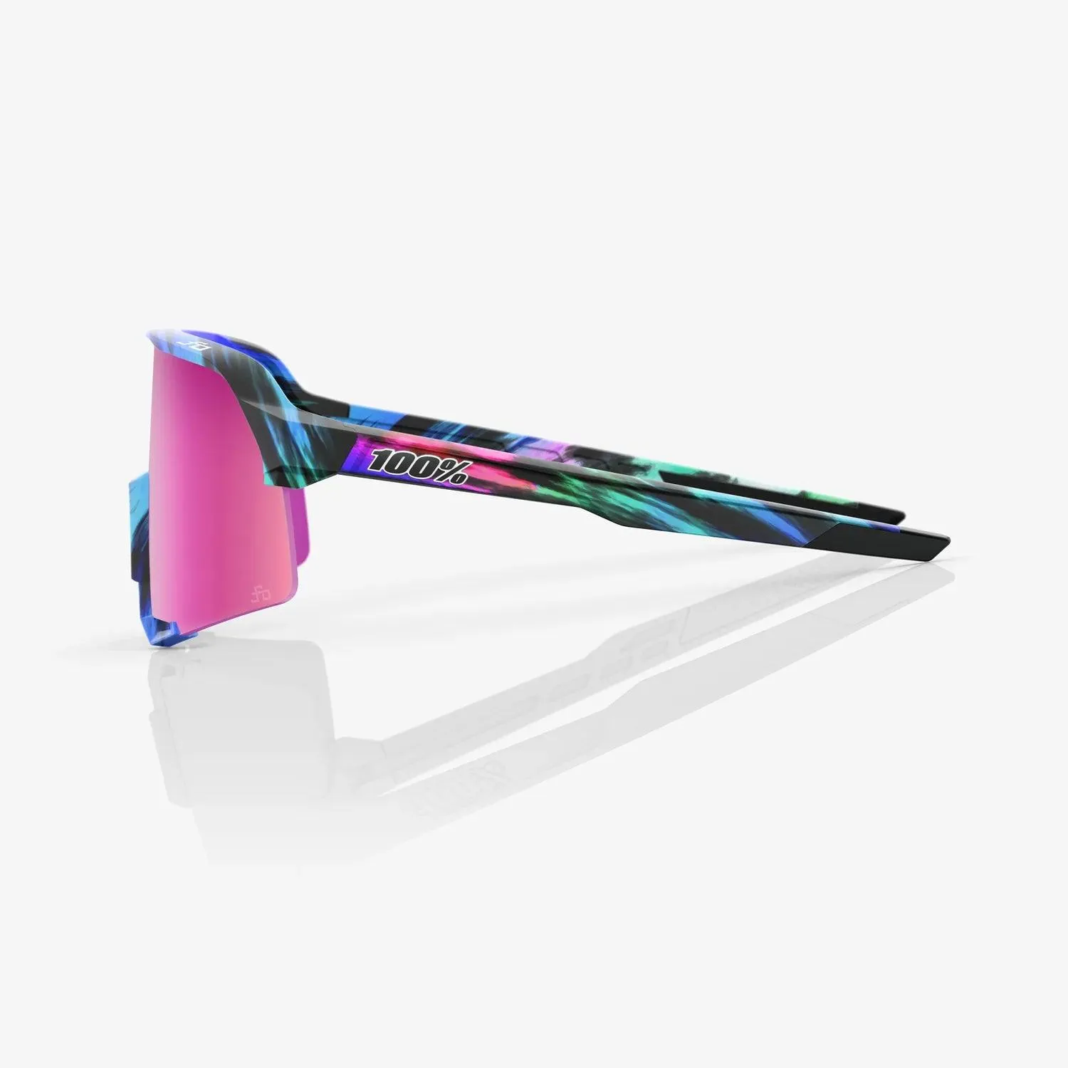 100% S3 - Peter Sagan LE Soft Tact Tie Dye Purple Multilayer Mirror Lens