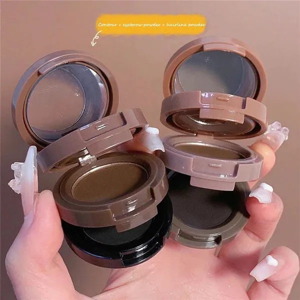 3-in-1 Professional Eyebrow Contouring Kit High-Quality, Waterproof Fine Powder