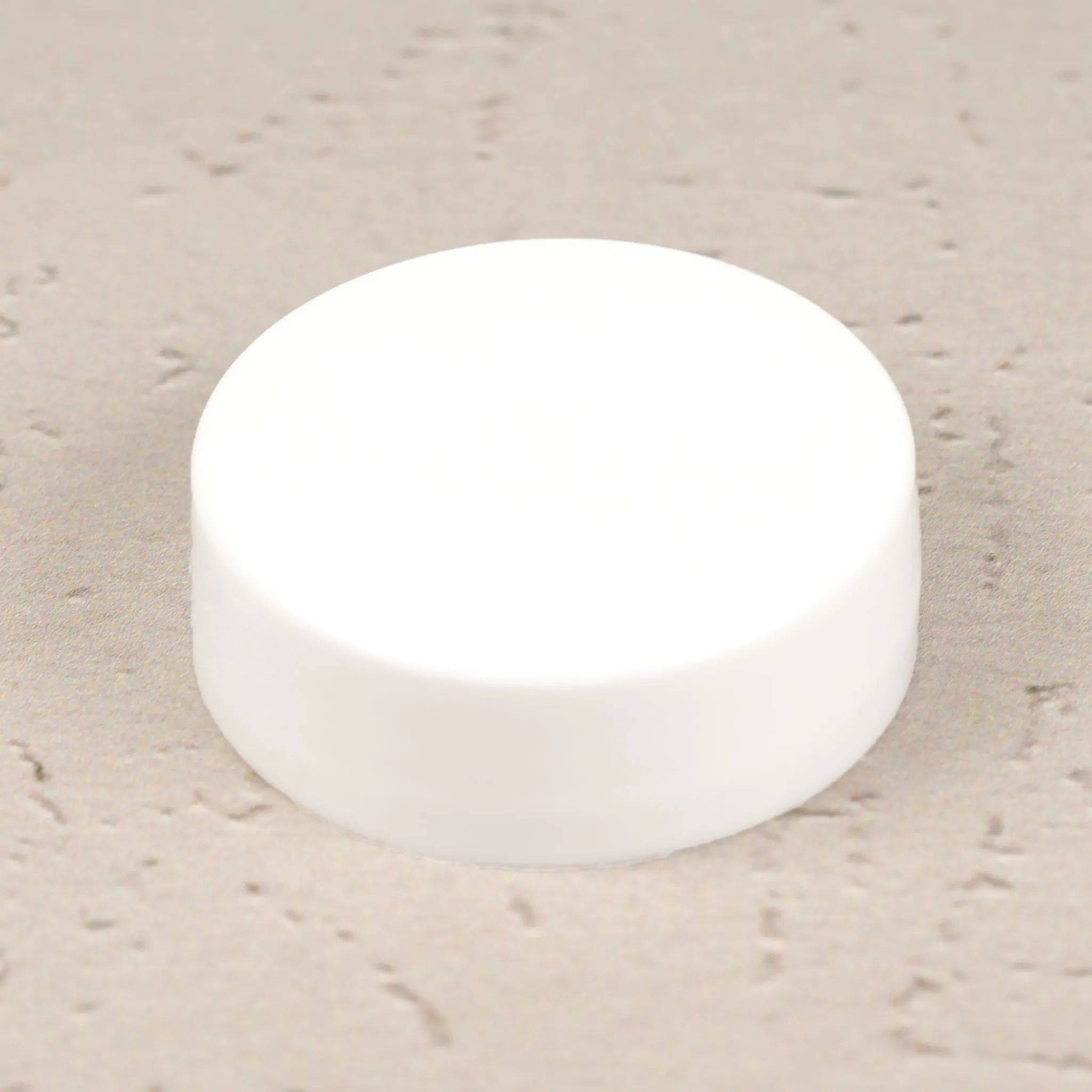 33-400 White Flat Gloss Smooth Cap