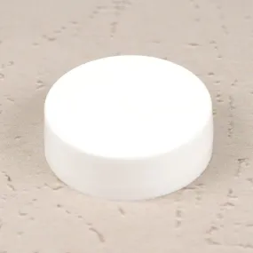 33-400 White Flat Gloss Smooth Cap