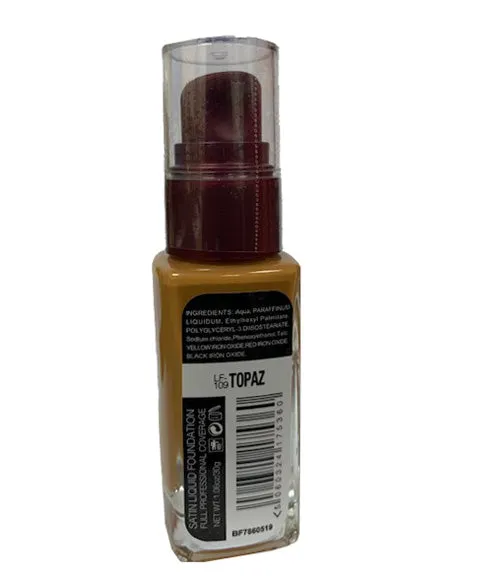Beauty Forever BF Satin Liquid Foundation LF109 Topaz