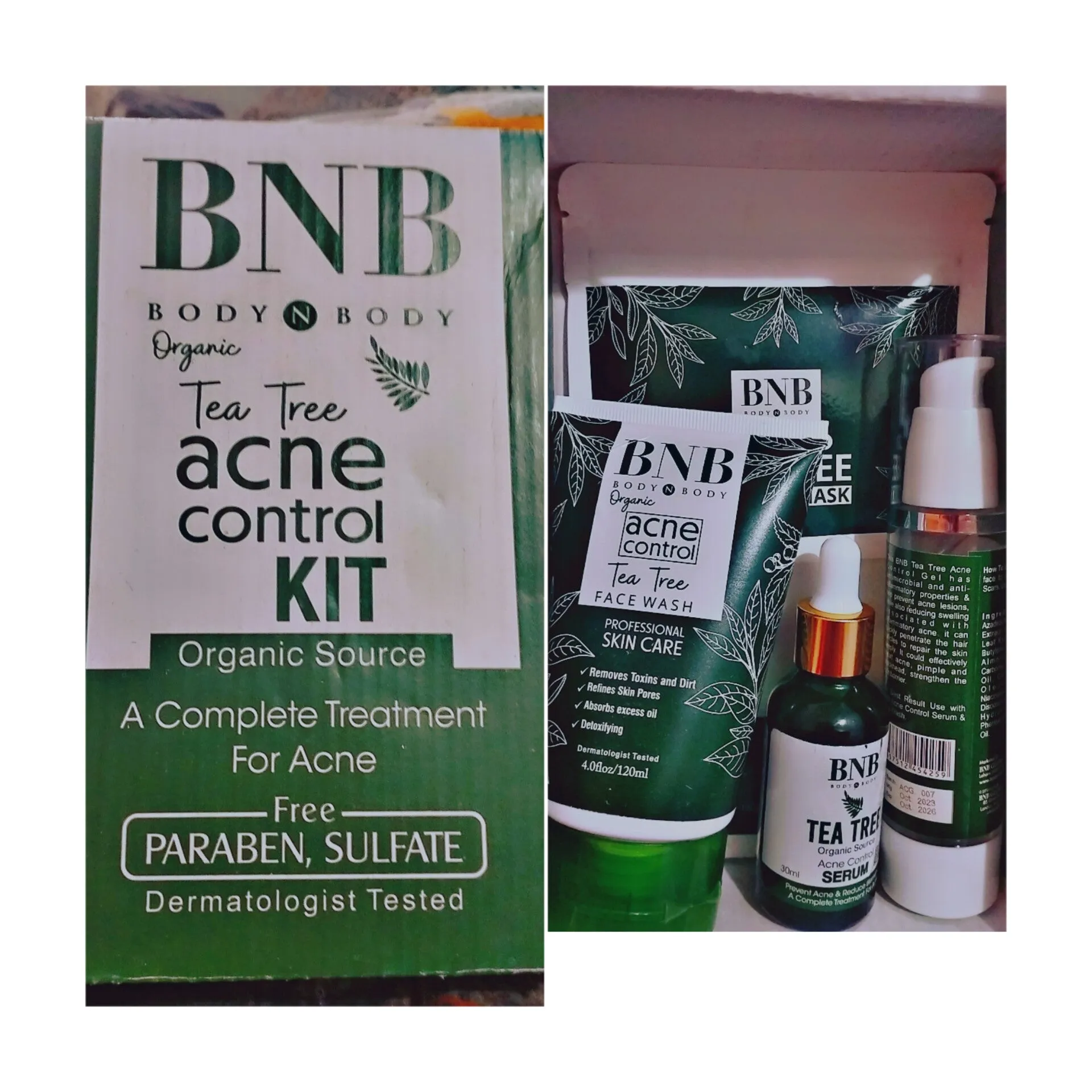 BNB Green Acne Control Kit