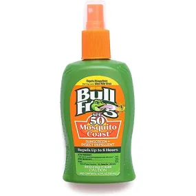 Bullfrog Mosquito Coast Bug Spray Insect Repellent   Sunscreen SPF 50, Pump Spray 4.7 Fl Oz