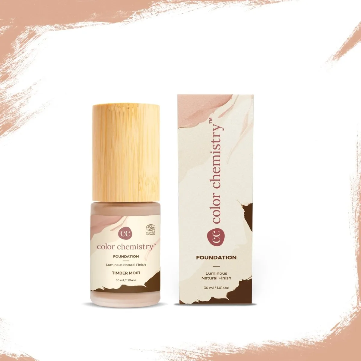 Certified Organic Liquid Foundation- Timber
