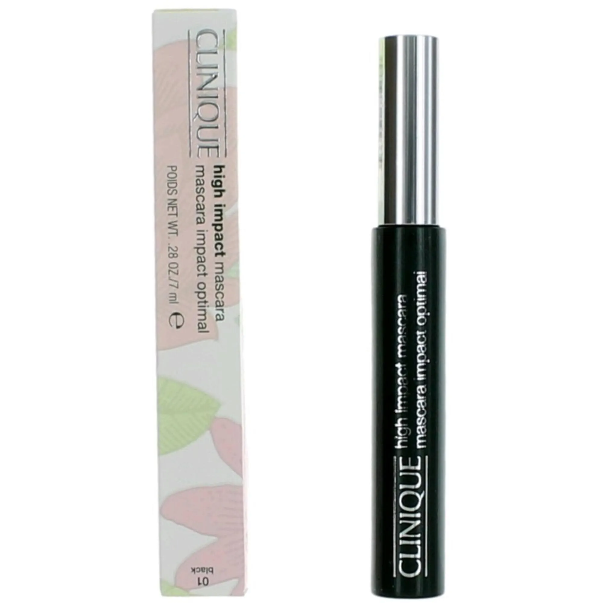 Clinique Unisex Mascara - High Impact Volumizing Dramatic Lashes 01 Black, 0.28 oz
