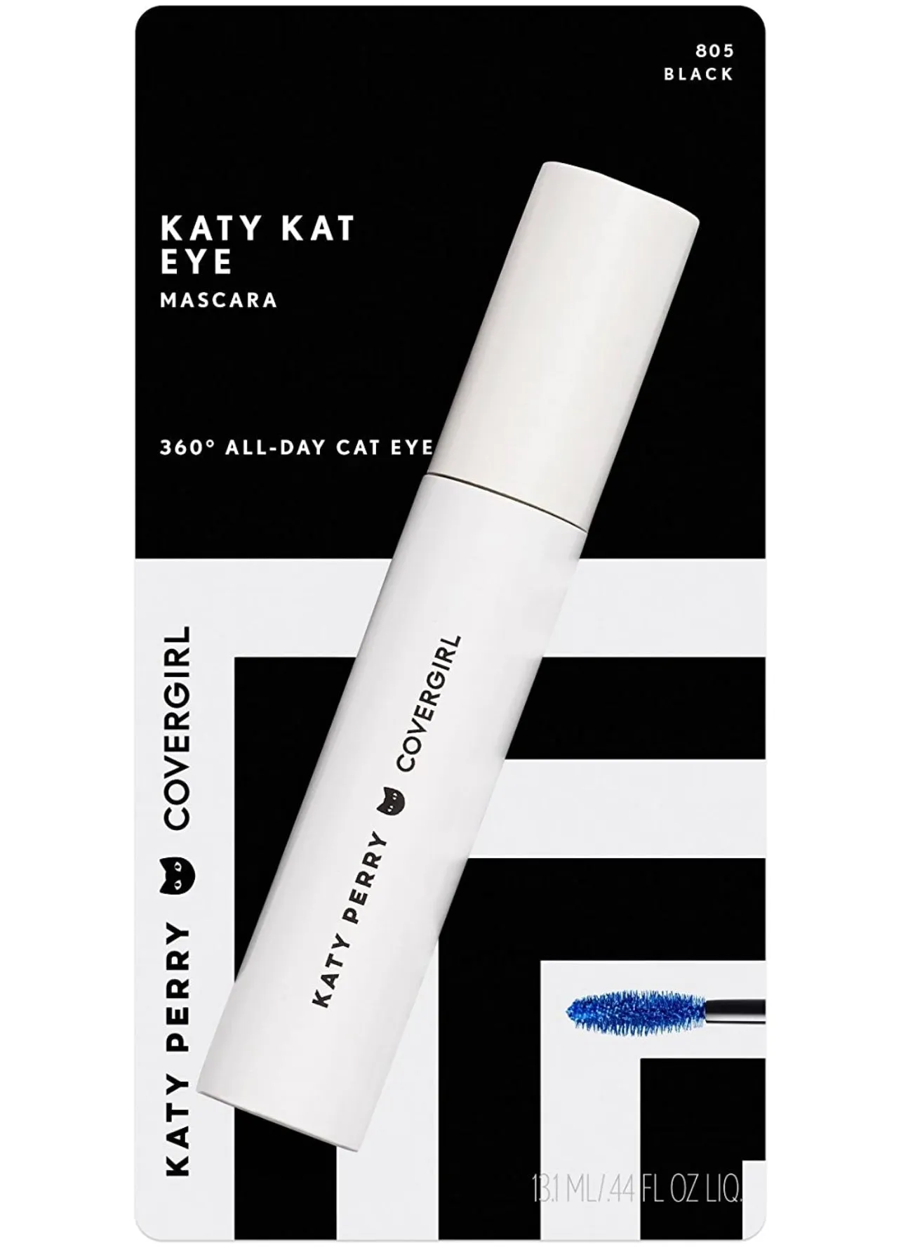 COVERGIRL Katy Kat Eye Mascara, 805 Black, 0.44 oz