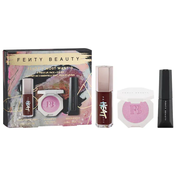 Fenty's Most Want'd: 3-Piece Lip, Face   Eye Kit