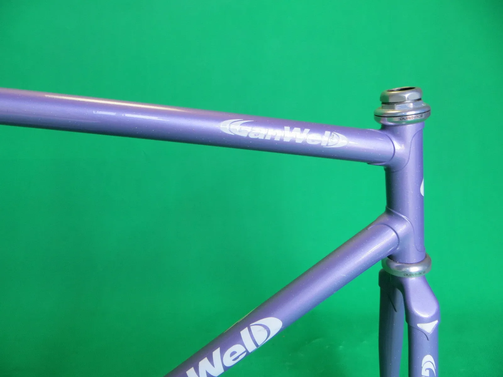GANWELL PRO // silver light purple fade with rainbow flake // 53.5cm