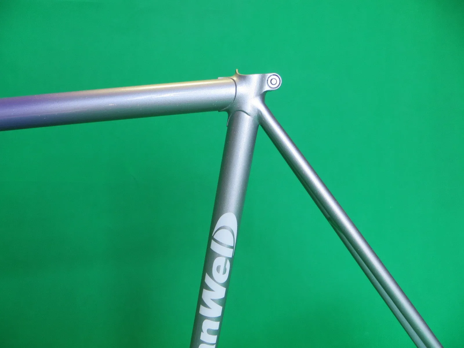 GANWELL PRO // silver light purple fade with rainbow flake // 53.5cm