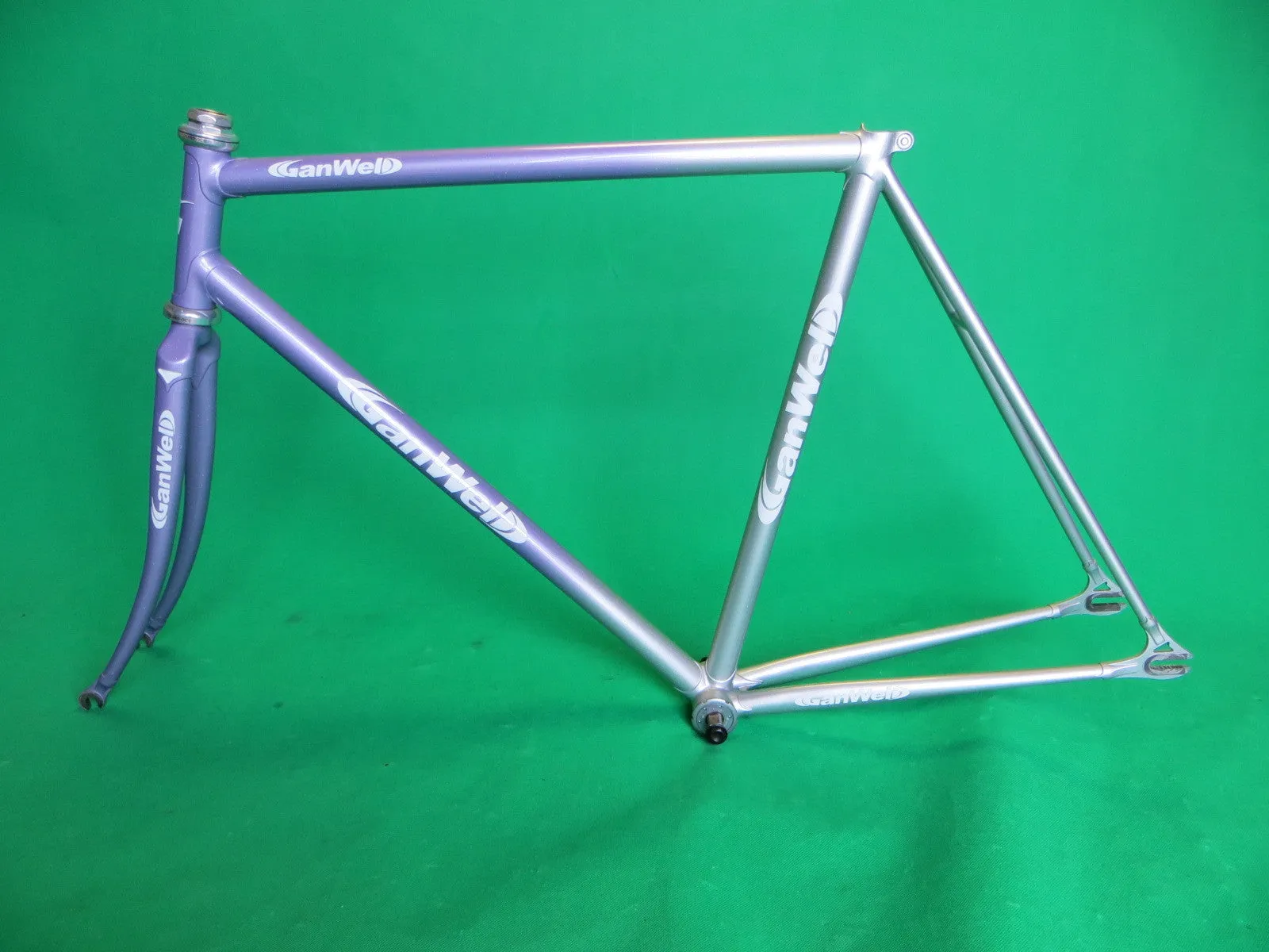 GANWELL PRO // silver light purple fade with rainbow flake // 53.5cm