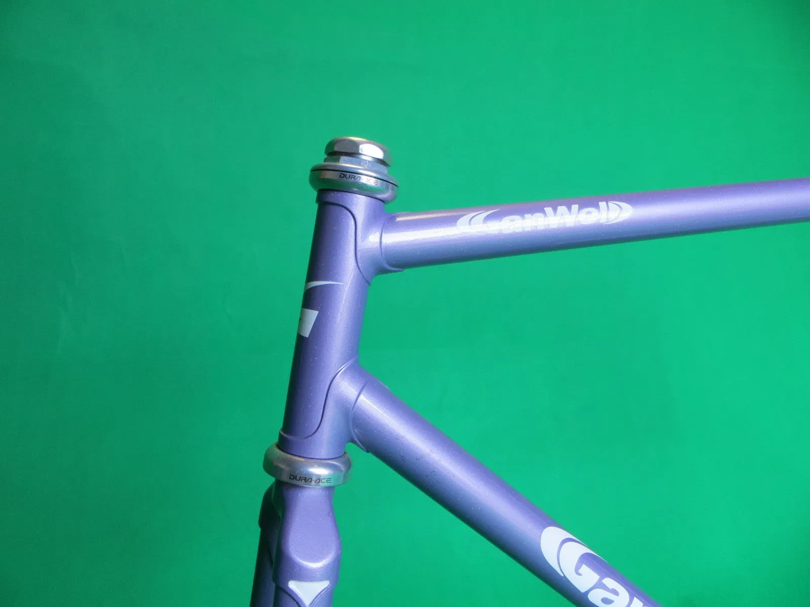 GANWELL PRO // silver light purple fade with rainbow flake // 53.5cm
