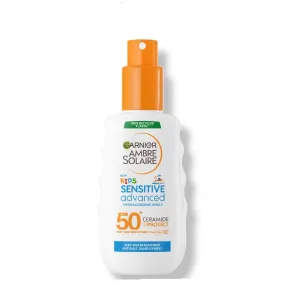 Garnier Ambre Solaire Sensitive Advanced SPF 50  Ceramide Protect Sunscreen Spray For Kids 150ml