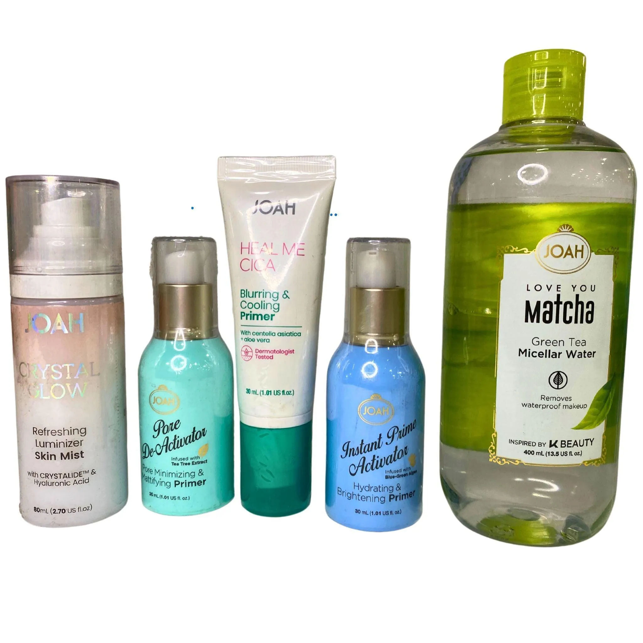 Joah Mix includes Primers , Skin Mist & Micellar Water (32 Pcs Lot)