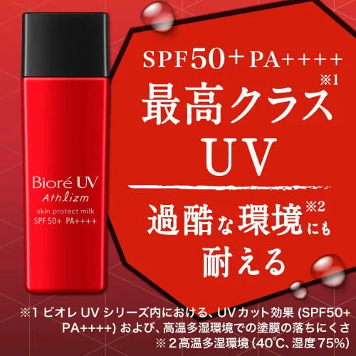 Kao Biore UV Athlizm Skin Protect Milk SPF50  PA     65ml