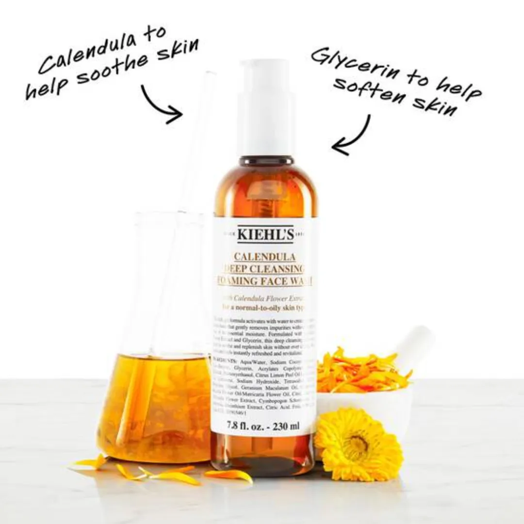 Kiehl's Calendula Deep Cleansing Foaming Face Wash 500ml