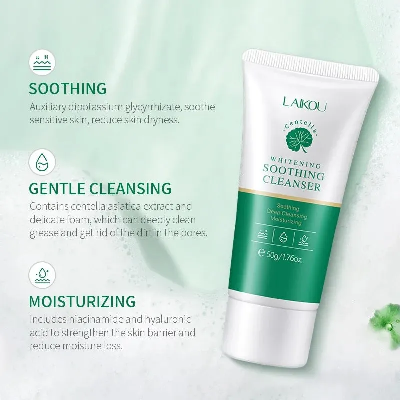 Laikou Whitening Soothing Cleanser (50gm)