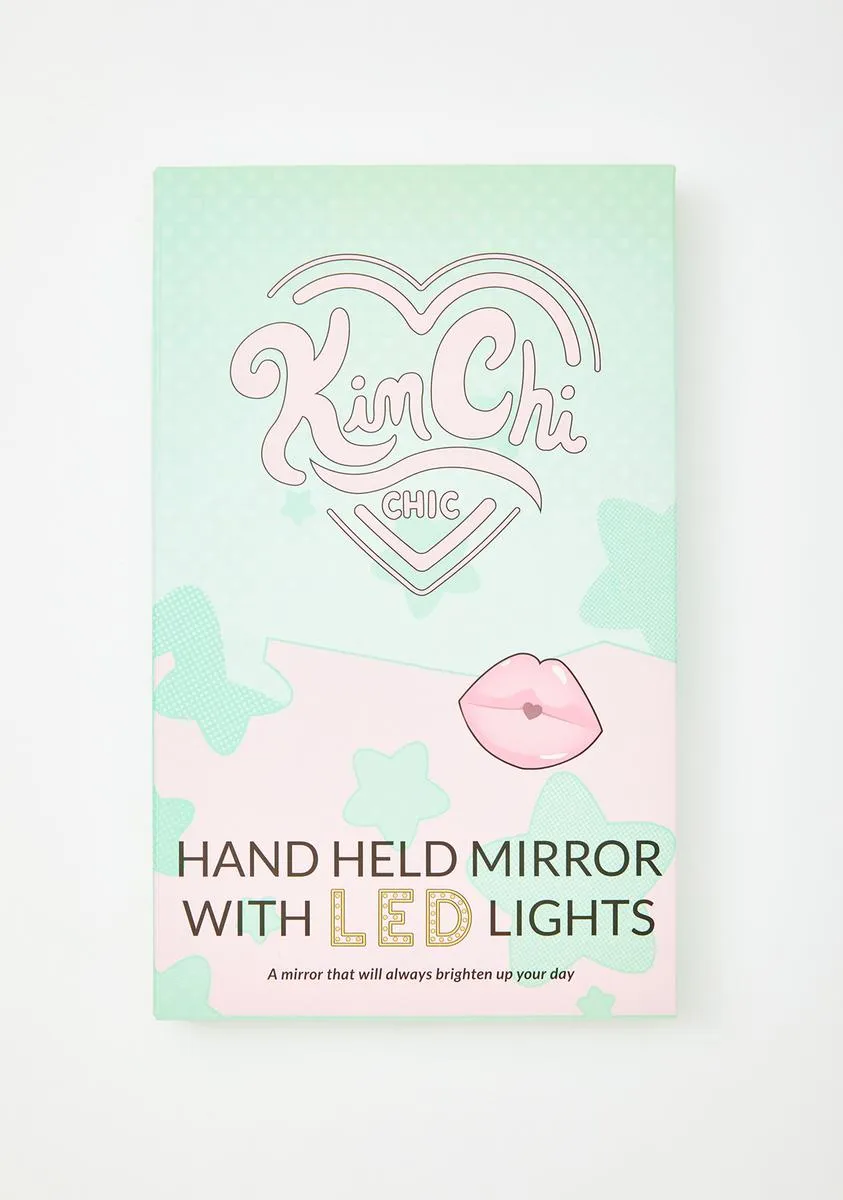Mint LED Light Hand Mirror
