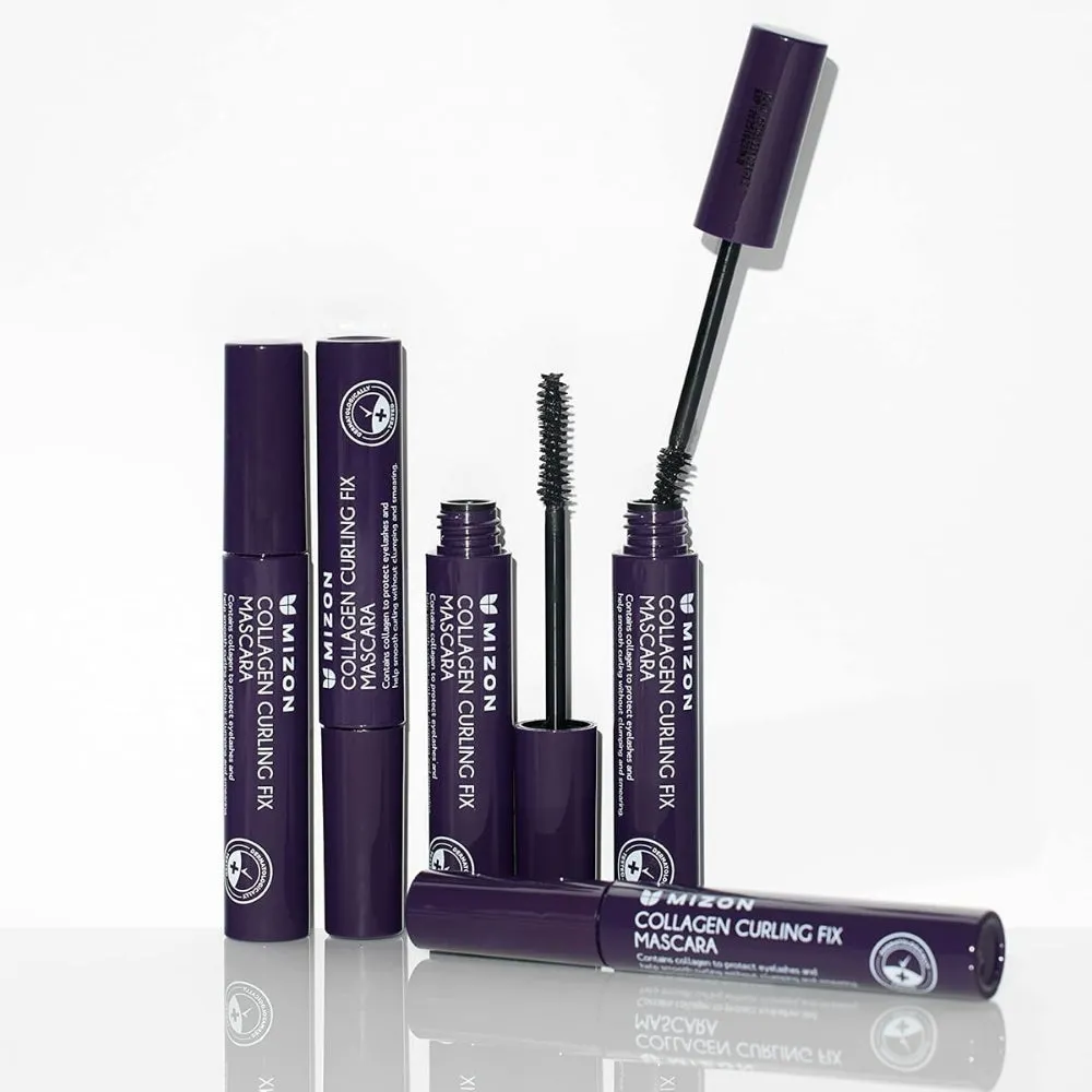 Mizon Collagen Curling Fix Waterproof Mascara Black 6g