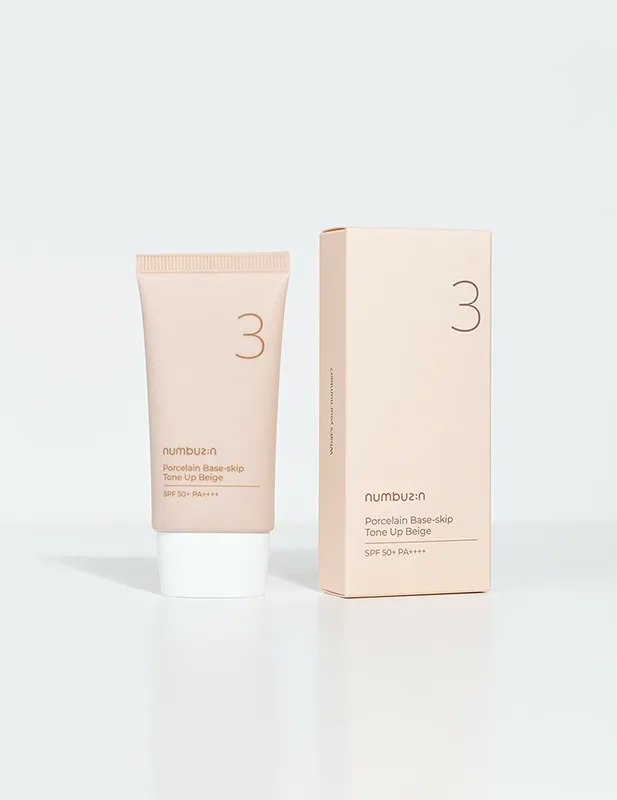 NUMBUZIN NO 3 Porcelain Base-Skip Tone Up Beige 50ml