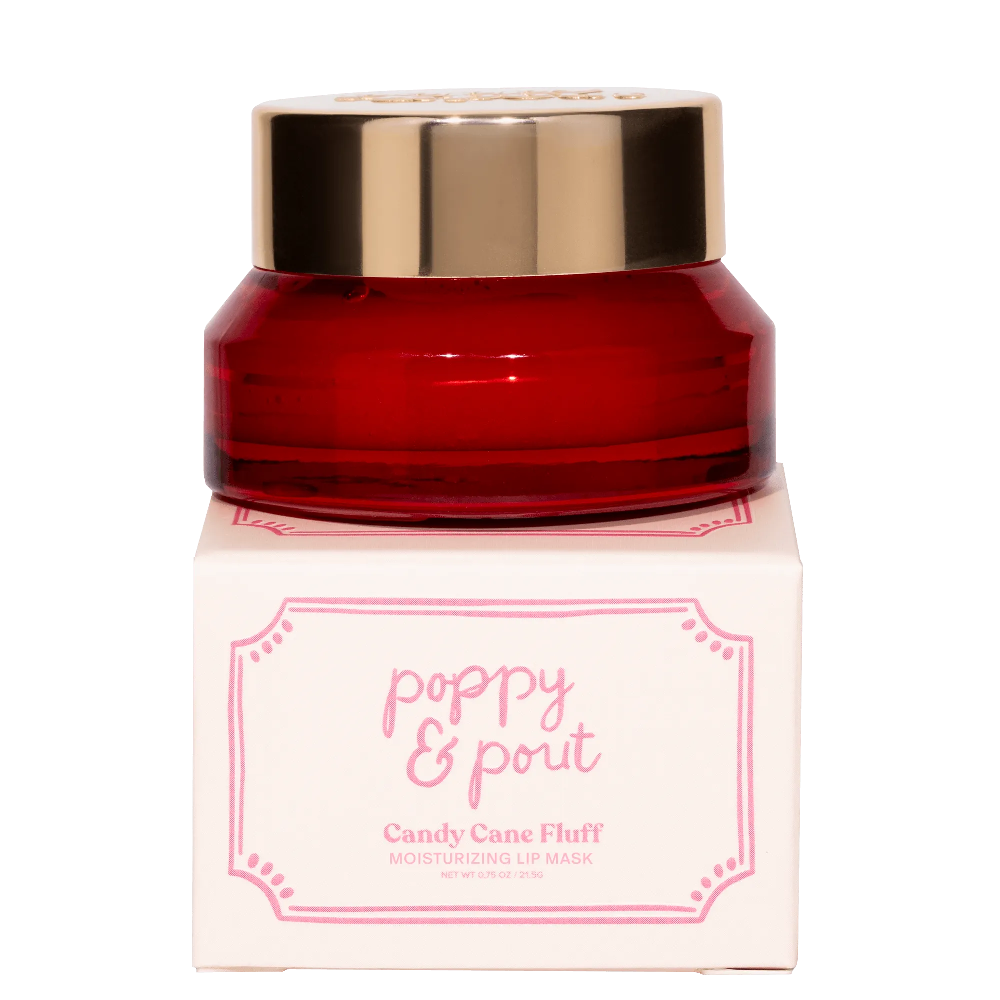Poppy & Pout - Limited Edition Lip Mask - Candy Cane Fluff