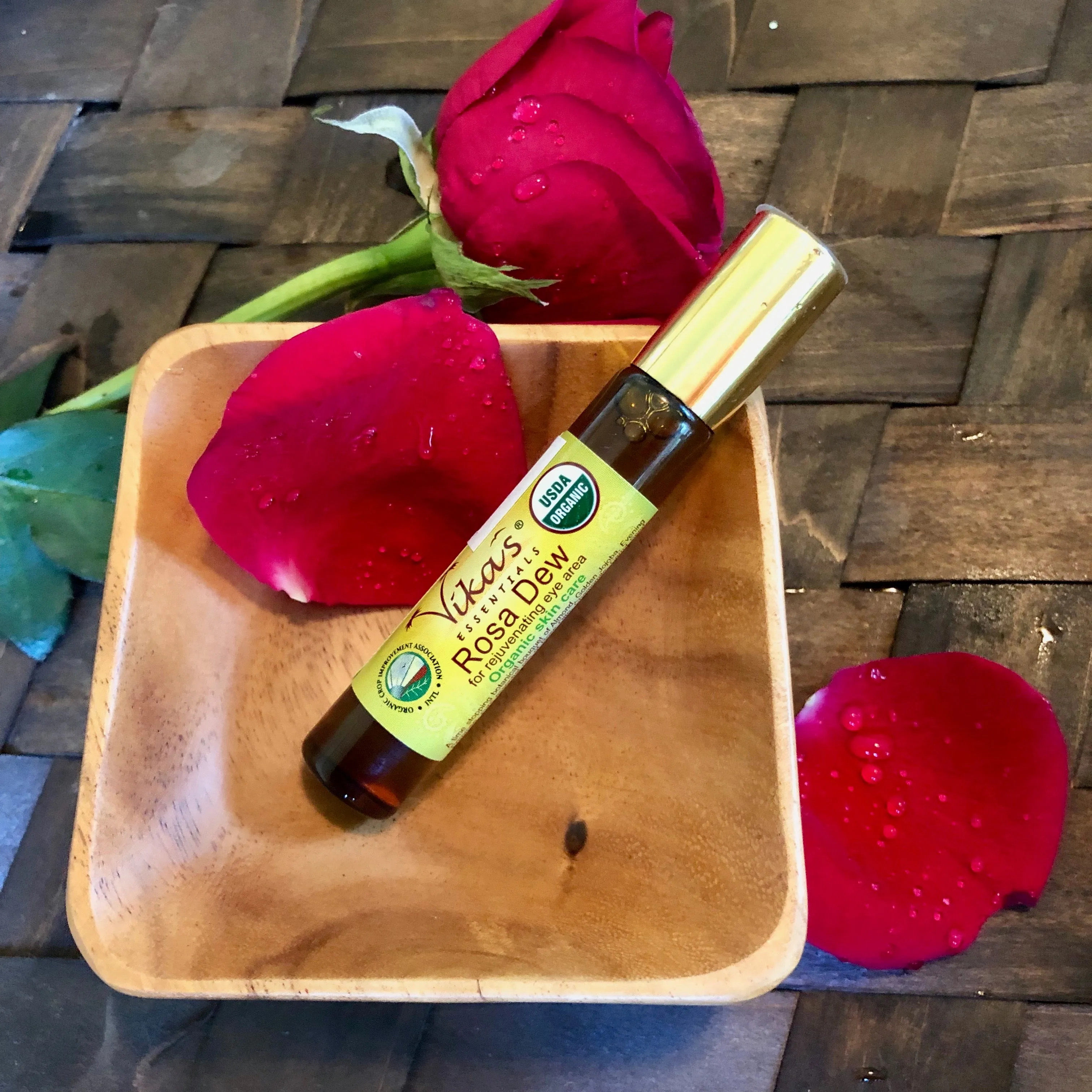Rosa Dew Eye Serum - USDA Certified Organic and EWG Verified™