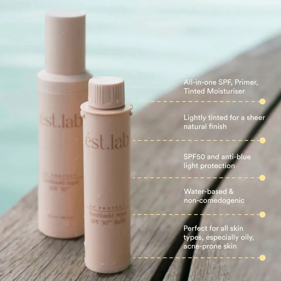 √©st.lab SunShield Aqua SPF 50***
