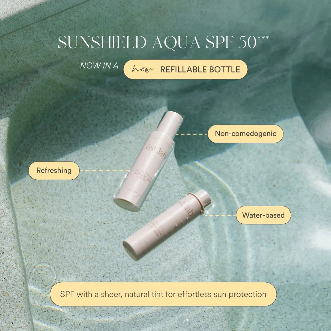 √©st.lab SunShield Aqua SPF 50***
