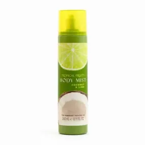 Tropical Fruits 240ml Coconut & Lime Refreshing Body Mist