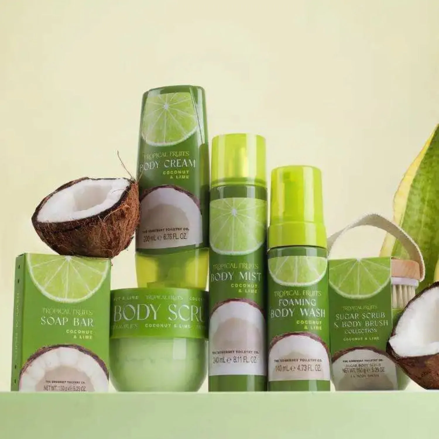 Tropical Fruits 240ml Coconut & Lime Refreshing Body Mist