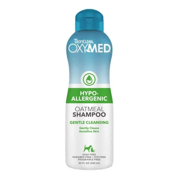 TropiClean OxyMed Hypo-Allergenic Shampoo For Dogs & Cats 20oz