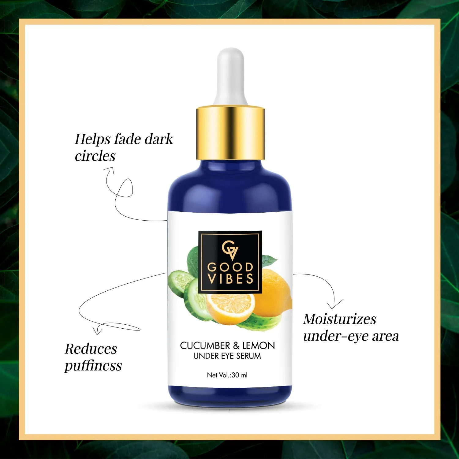 Under Eye Serum - Cucumber and Lemon (30 ml)